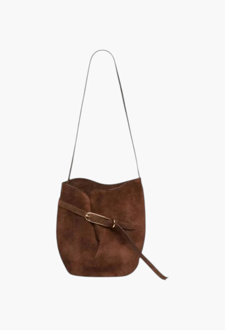Belted Bucket Bag