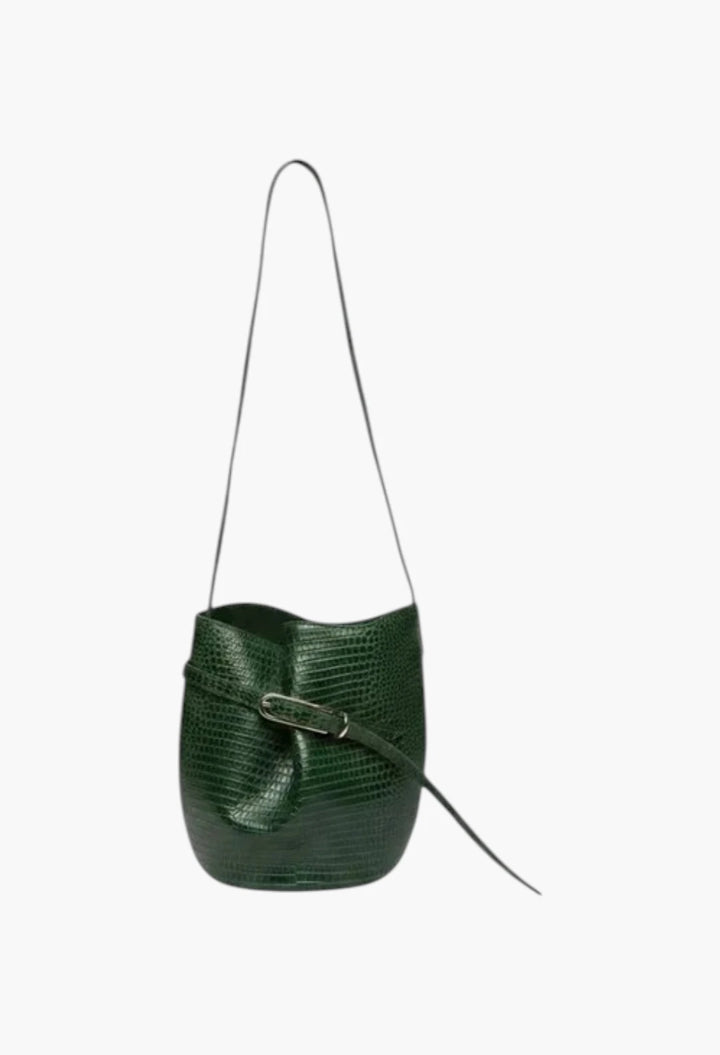 Belted Bucket Bag