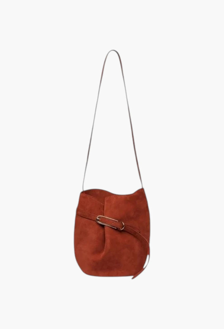 Belted Bucket Bag