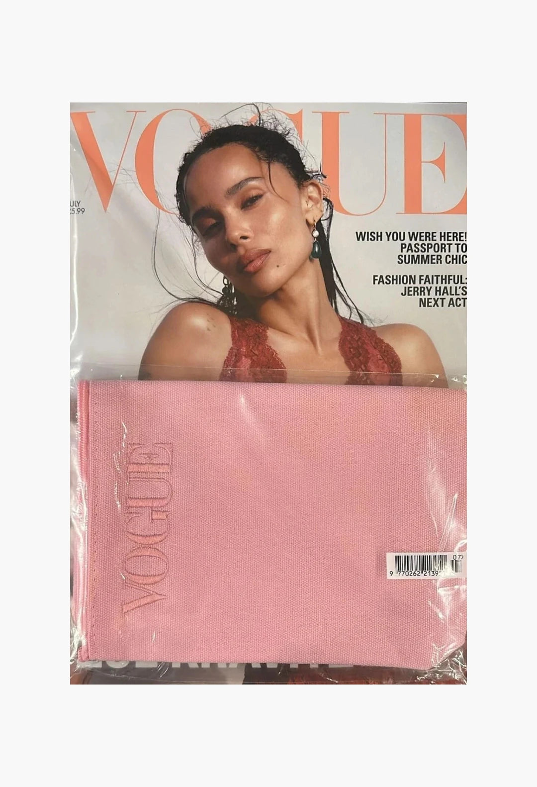 Featuring Zoe Kravitz + Vogue Pouch Pink Color