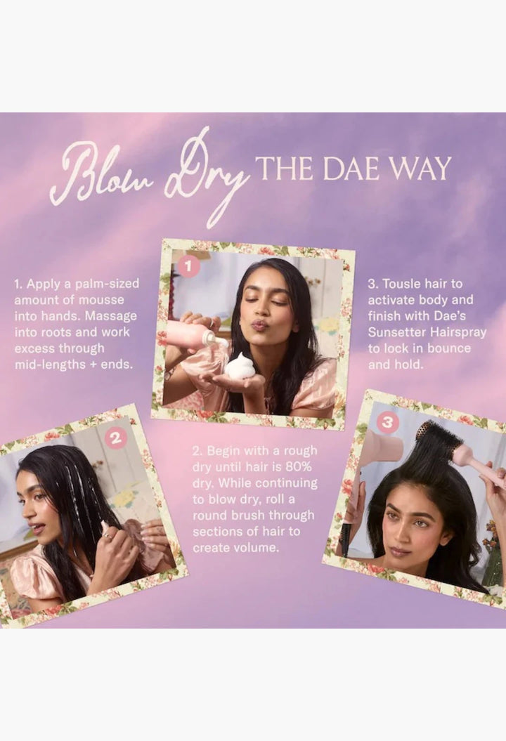 Dreamriser Volumizing + Hydrating Hair Mousse with Heat Protection