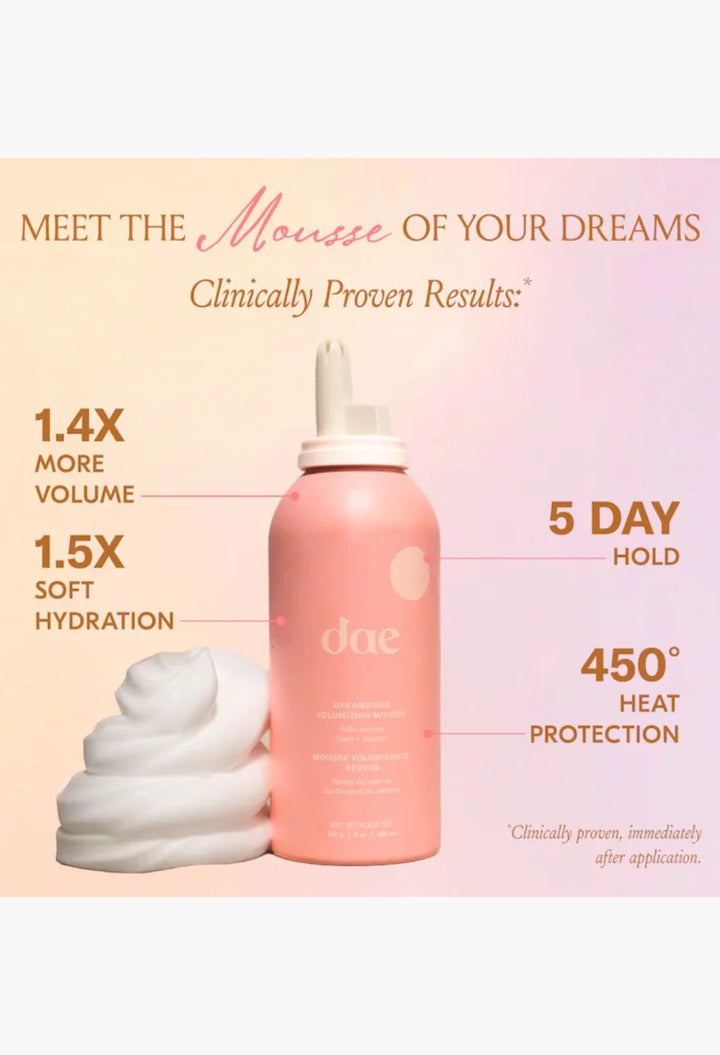 Dreamriser Volumizing + Hydrating Hair Mousse with Heat Protection