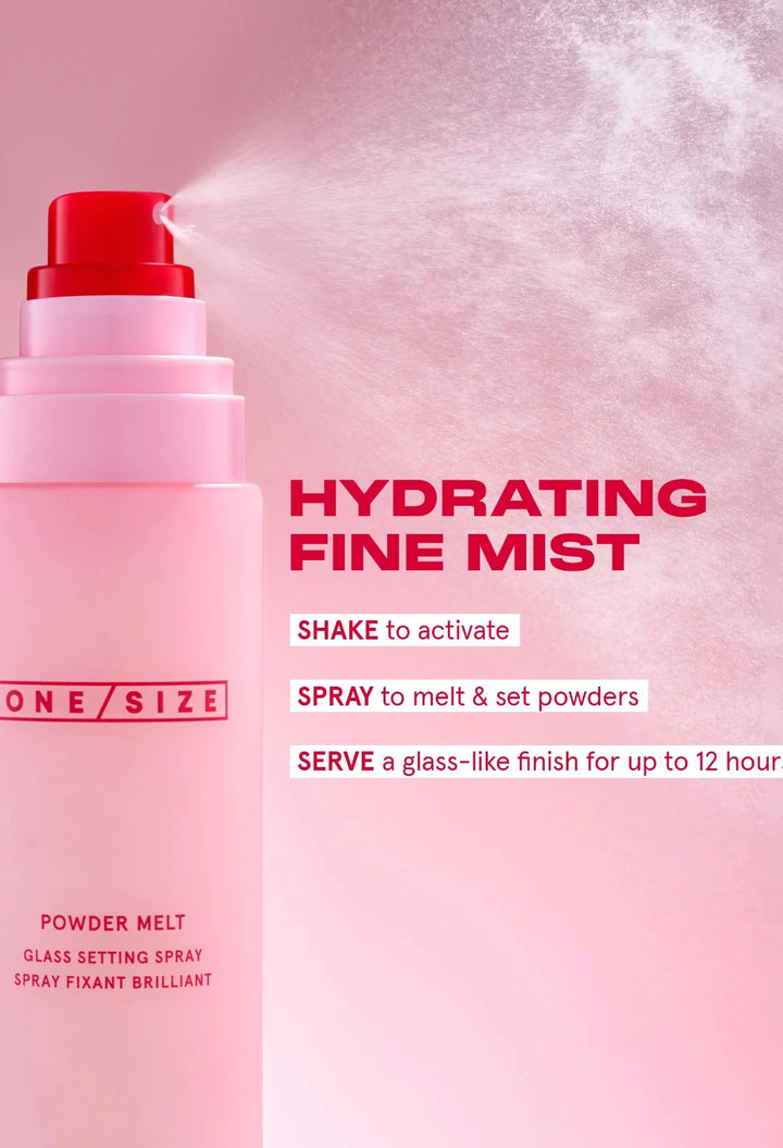 Powder Melt Glass Setting Spray Travel