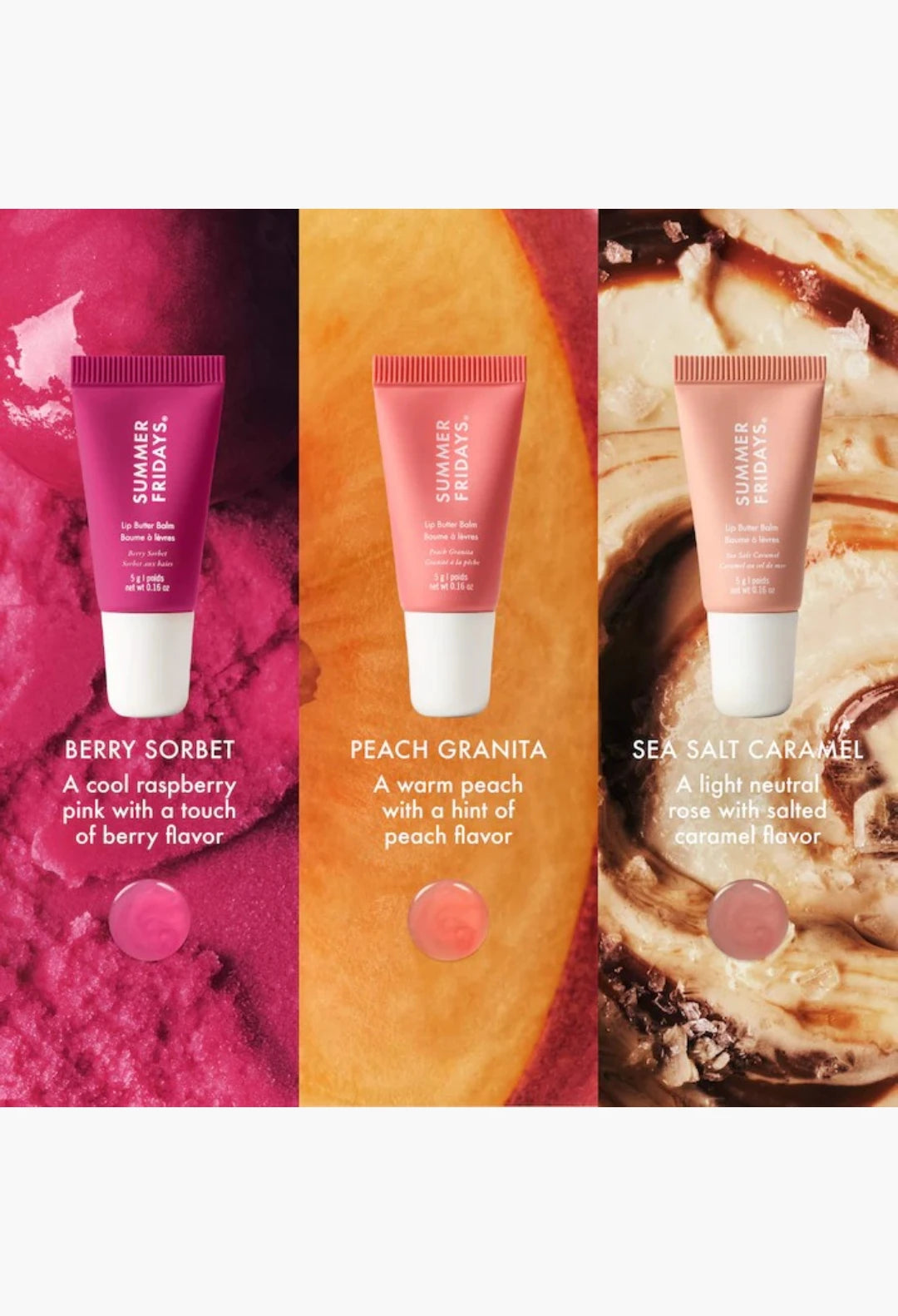 The Sweet Summer Minis Lip Butter Balm Trio Set
