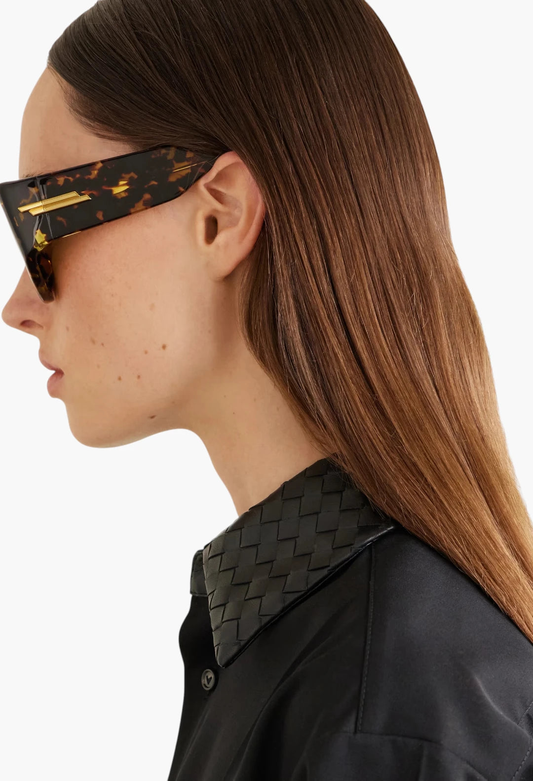 Ribbon Mask D-frame recycled-acetate sunglasses