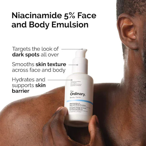 Niacinamide 5% Face and Body Emulsion for Dark Spots & Uneven Tone - GLAM MODA