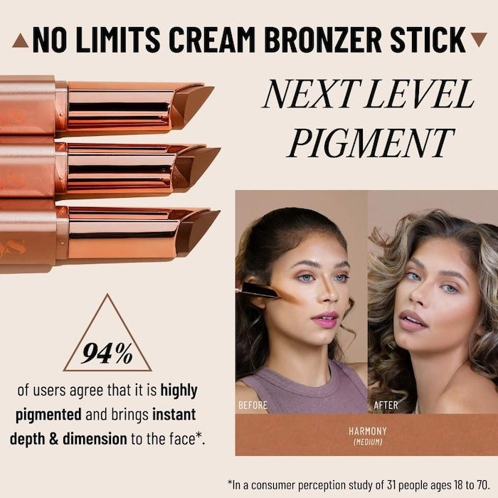 No Limits Cream Bronzer and Contour Stick - GLAM MODA