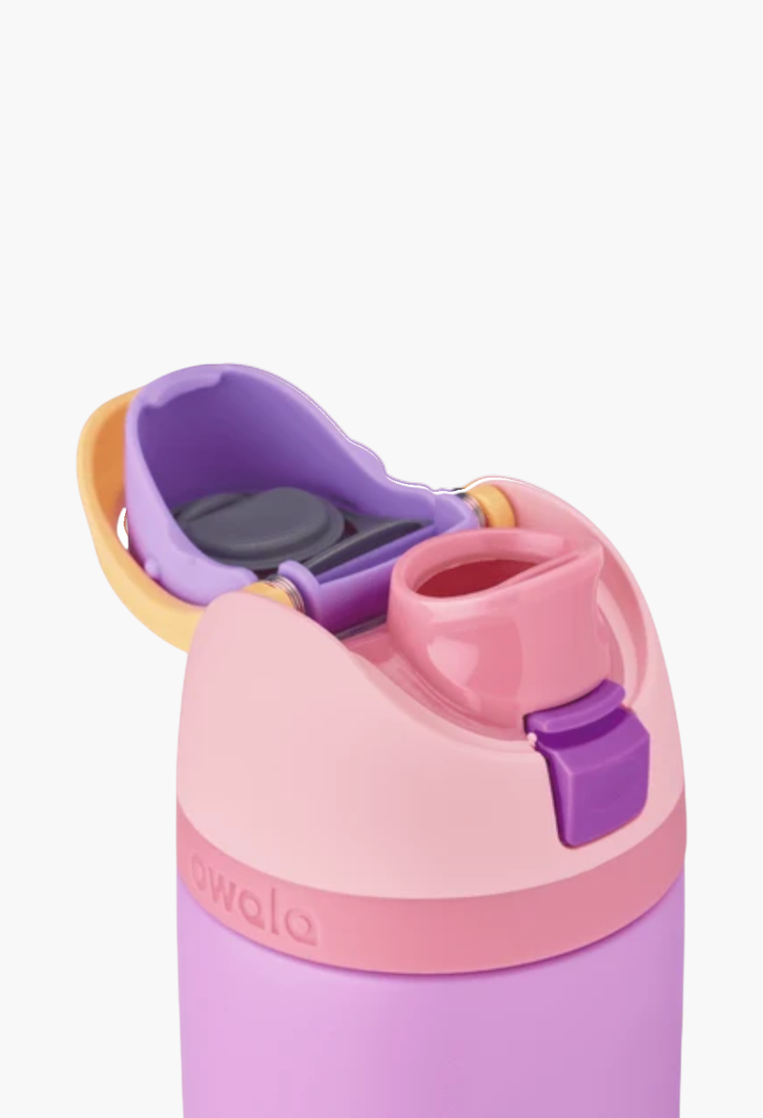 GLAM MODA Disney Princess Collection insulated stainless steel water bottle with open leak-proof FreeSip lid