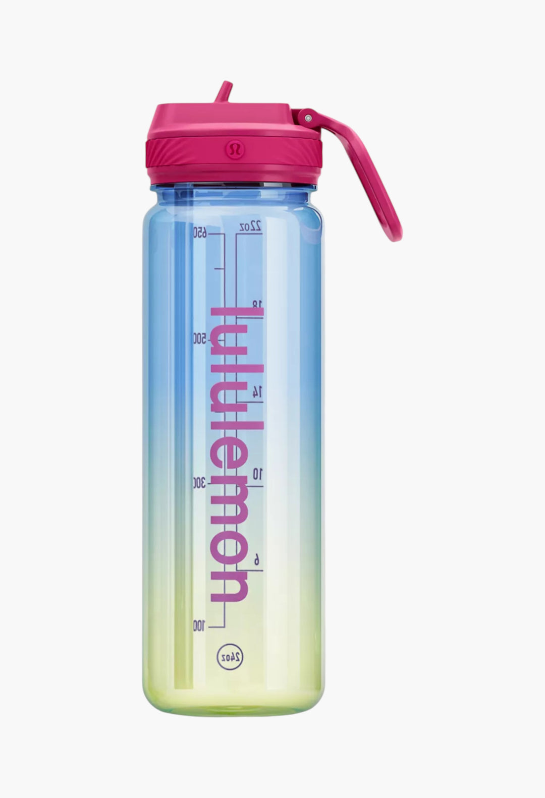 Back to Life Clear Bottle 24oz Straw Lid - GLAM MODA