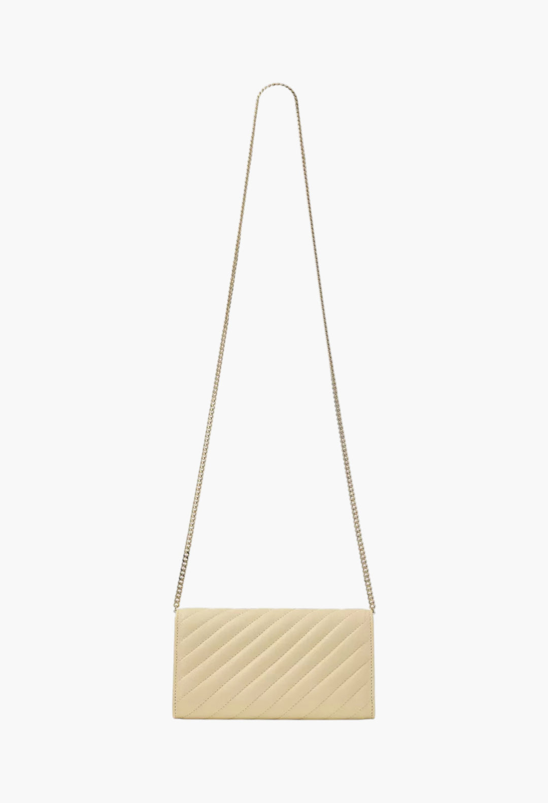 Off White - Curve Chain Wallet In Leather - GLAM MODA