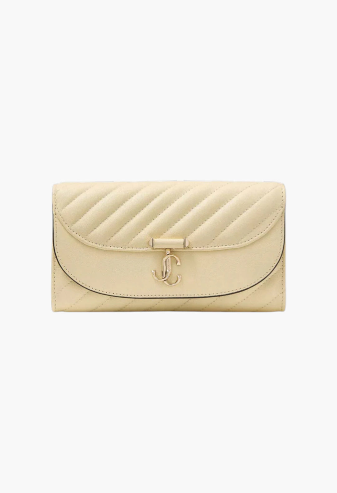 Off White - Curve Chain Wallet In Leather - GLAM MODA