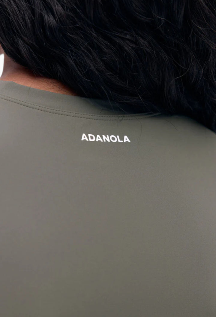 Olive Green - Ultimate Short Sleeve Top - GLAM MODA