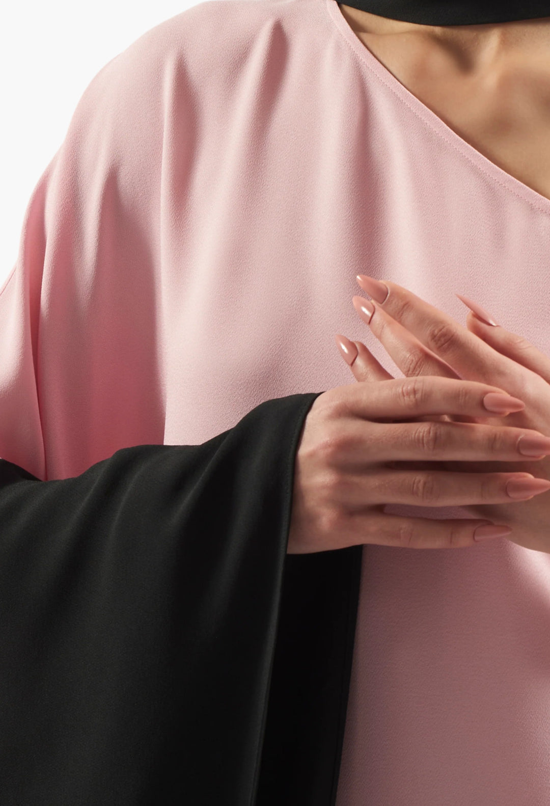 Olympia Dress In Baby Pink - GLAM MODA