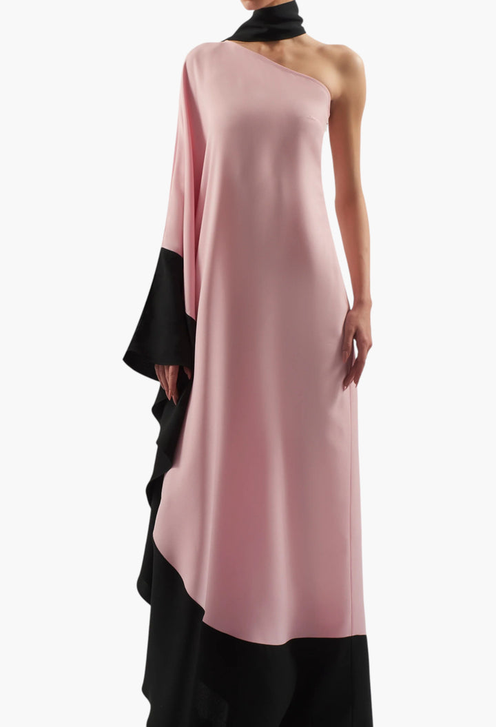 Olympia Dress In Baby Pink - GLAM MODA