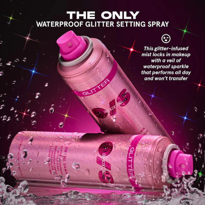 On 'Til Dawn Glitter Waterproof Setting Spray - GLAM MODA