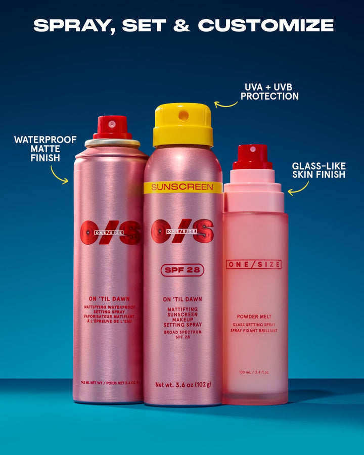 On ‘Til Dawn Mattifying Sunscreen Makeup Setting Spray SPF 28 Travel-Sized - GLAM MODA
