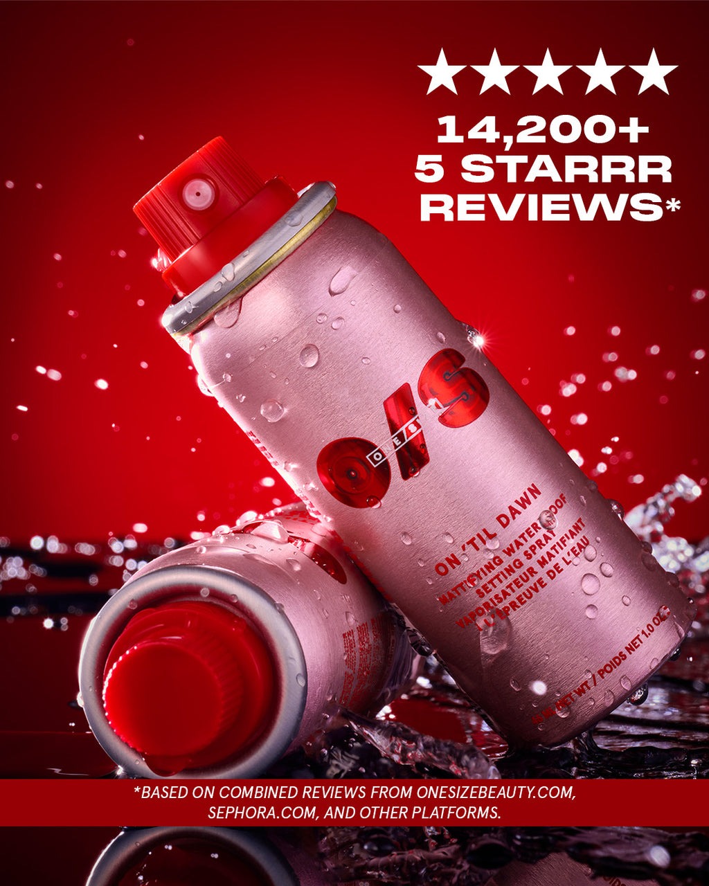 On 'Til Dawn Mattifying Waterproof Setting Spray Travel-Sized - GLAM MODA