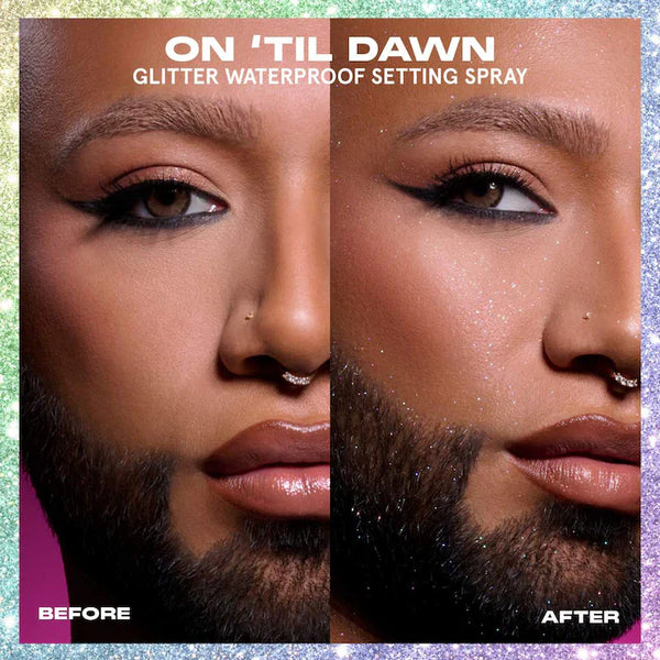 On 'Til Dawn Glitter Waterproof Setting Spray
