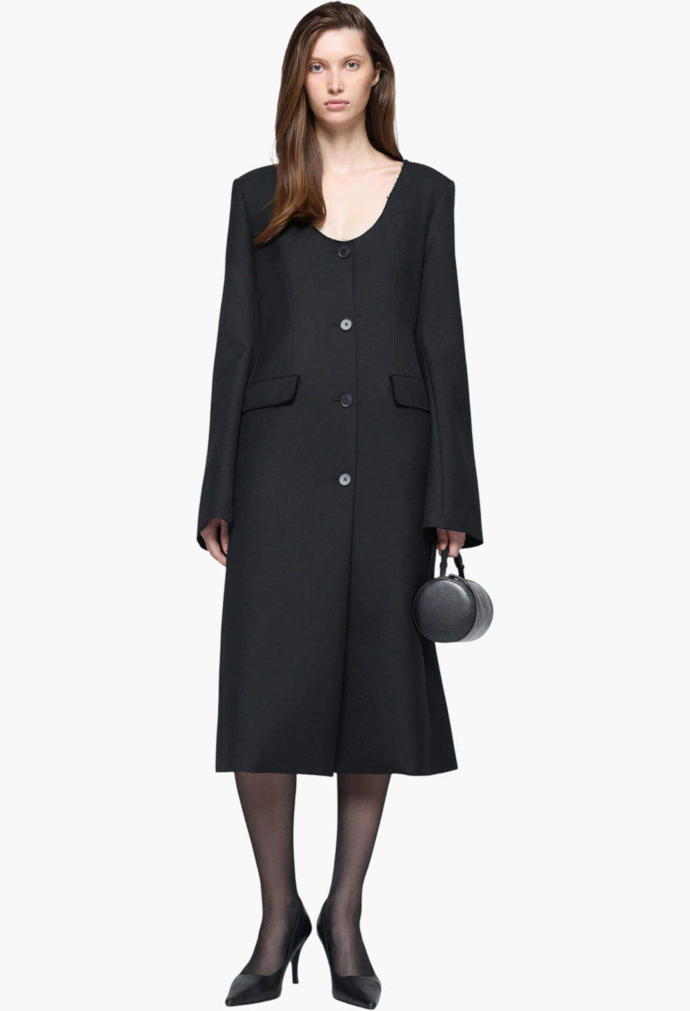 Opal Coat in Wool - GLAM MODA