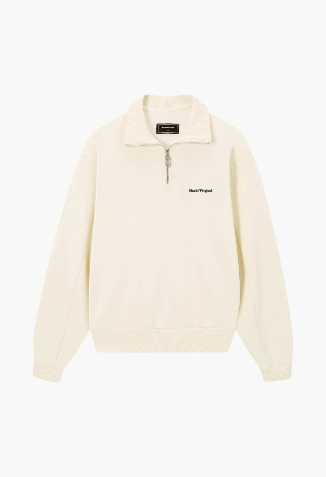 Origins Quarter-Zip Marshmallow - GLAM MODA