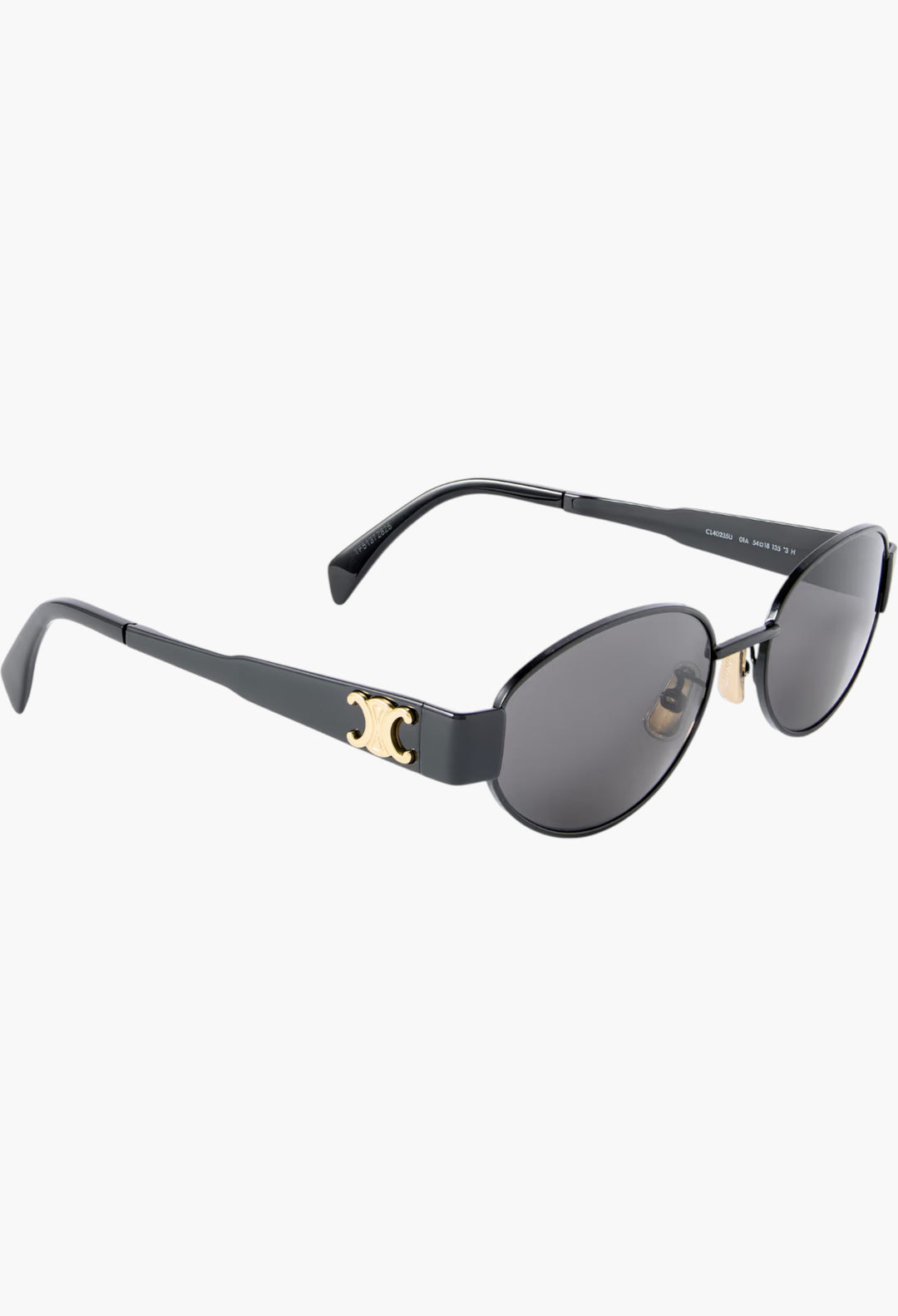 Oval-Frame Metal And Acetate Sunglasses - GLAM MODA