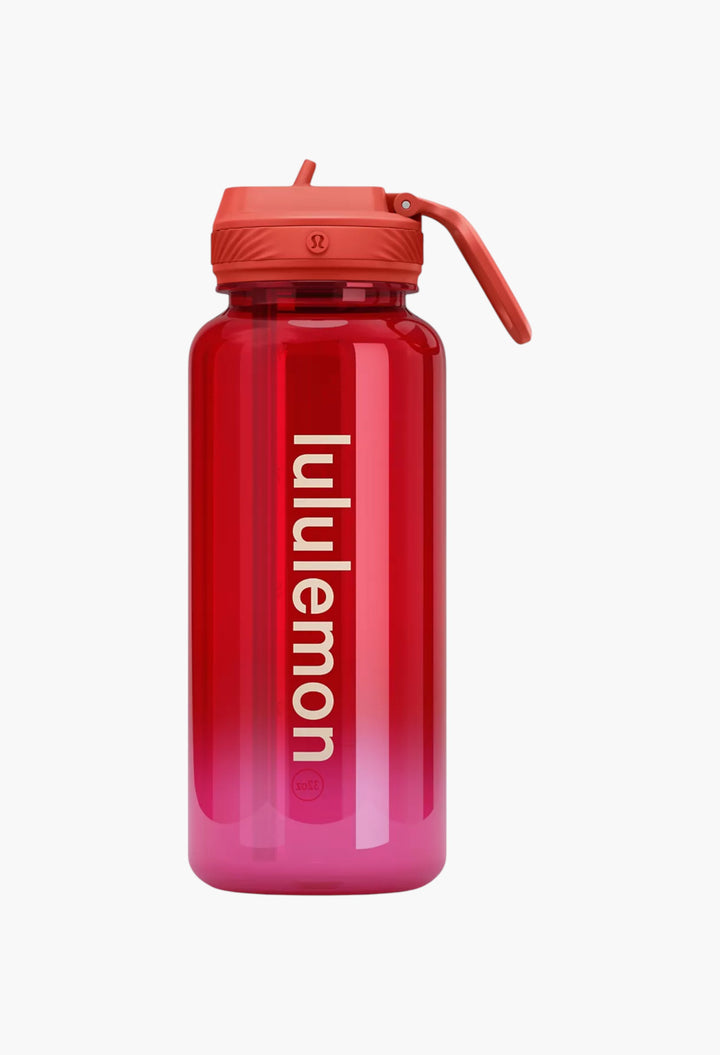 Back to Life Clear Bottle 32oz Straw Lid - GLAM MODA