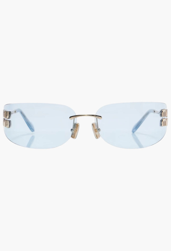 Logo Rectangular Sunglasses