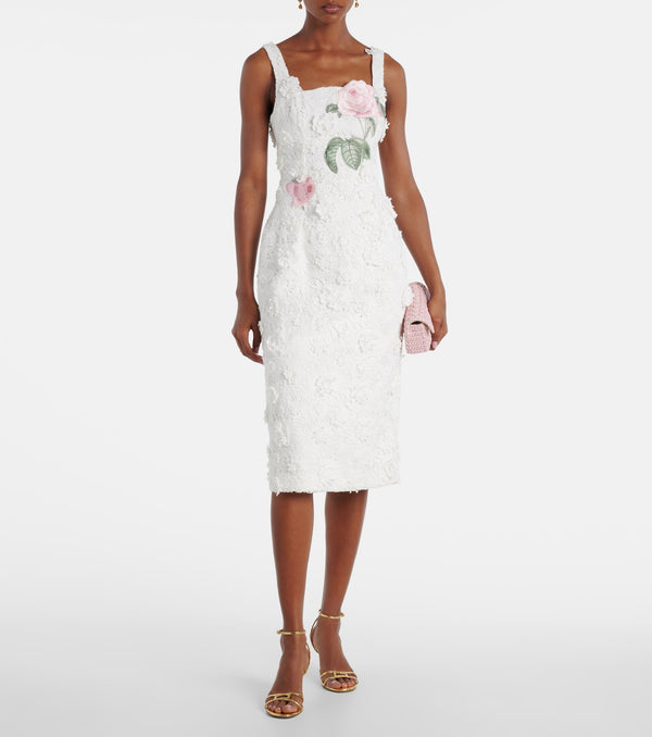 Bridal Larissa Floral Lace Midi Dress