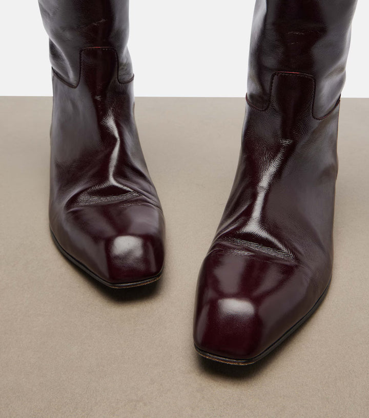 Colt leather knee-high boots