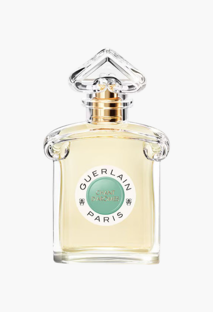 GLAM MODA Chant d'Arômes Eau de Toilette in a classic glass bottle with a green label and gold accents