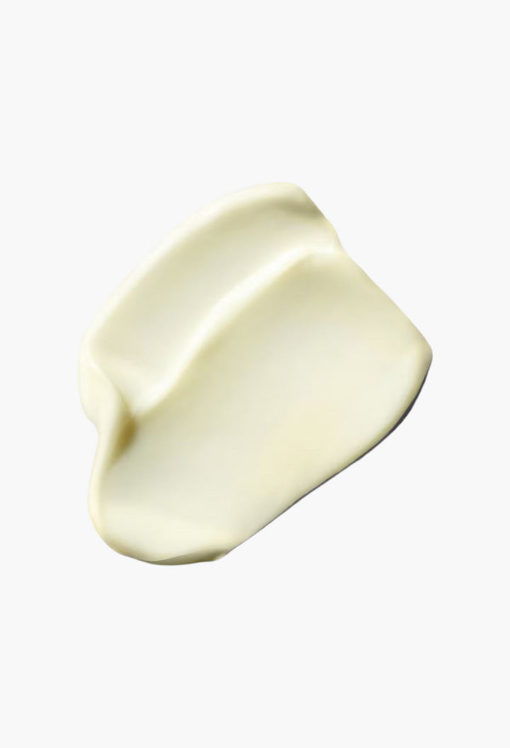 GLAM MODA Invati Ultra Advanced thickening conditioner light cream texture swatch on white background