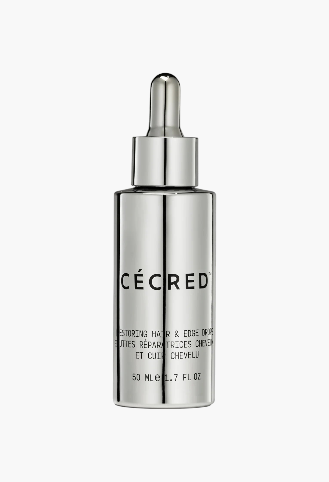 GLAM MODA Cécred Restoring Hair & Edge Drops serum bottle with Allure Best of Beauty 2025 award seal