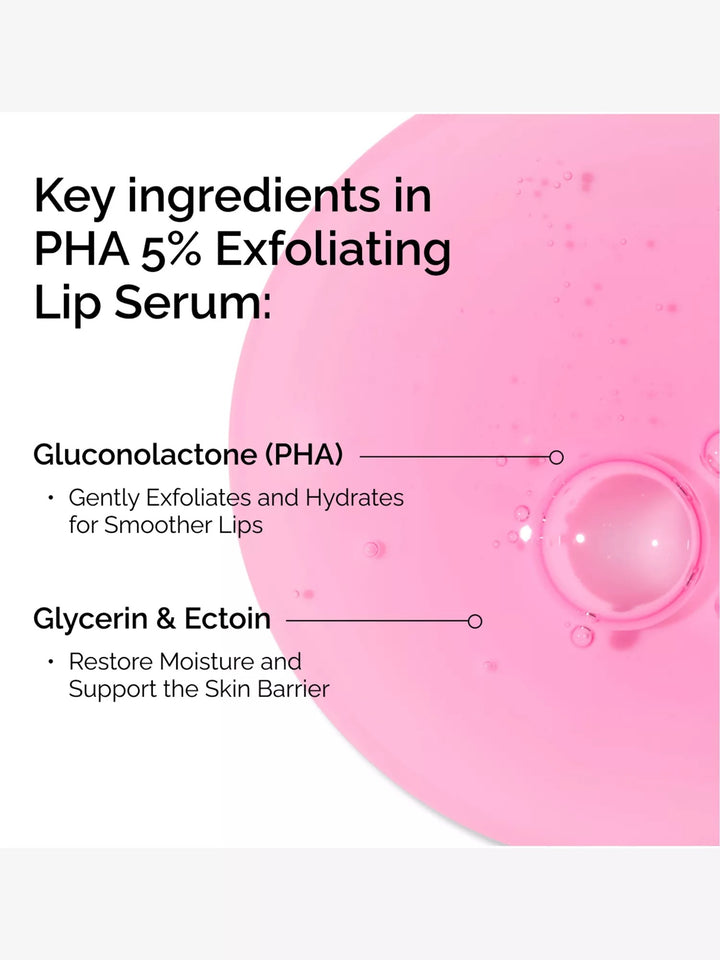 PHA 5% Exfoliating Lip Serum - GLAM MODA