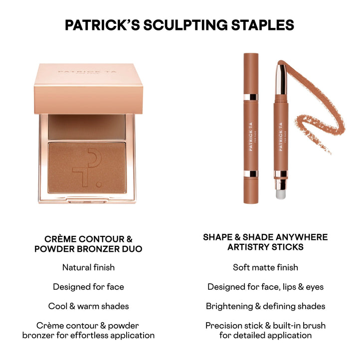 Patrick Ta Beauty Sculpt & Brighten Trio