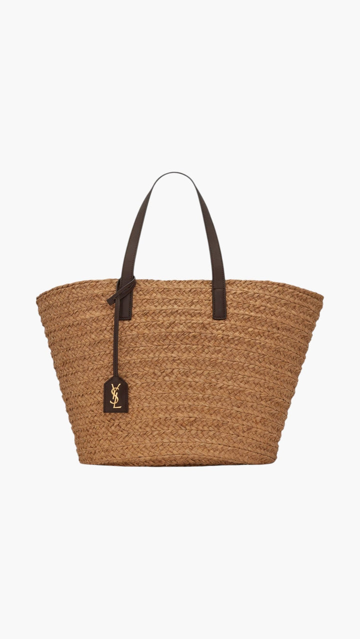 Panier Medium Bag In Raffia - GLAM MODA