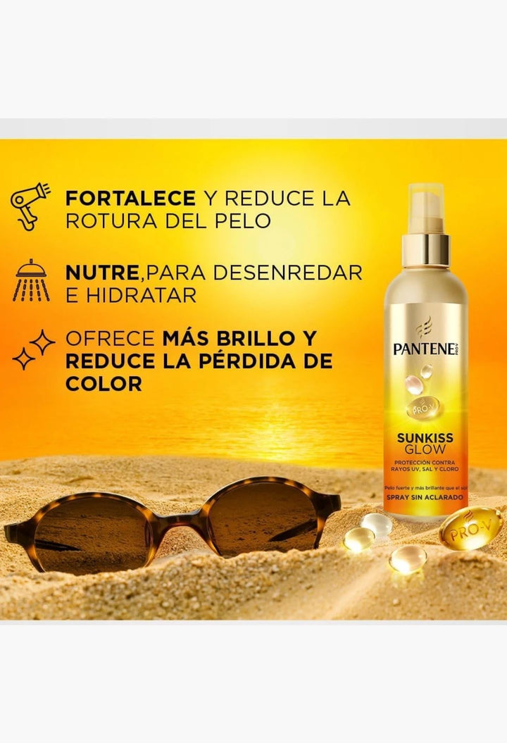 Pantene Pro-V Sunkiss Glow Sunscreen, Detangling Hair Spray