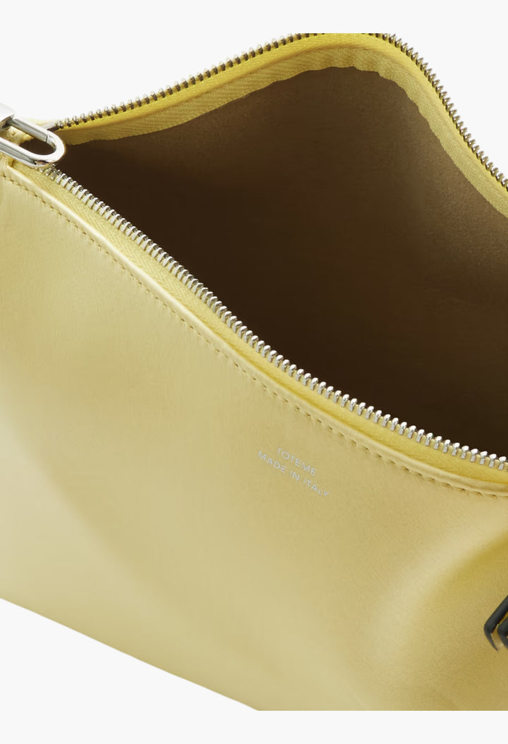 Pastel Yellow – Bevel Satin Toteme Bag - GLAM MODA