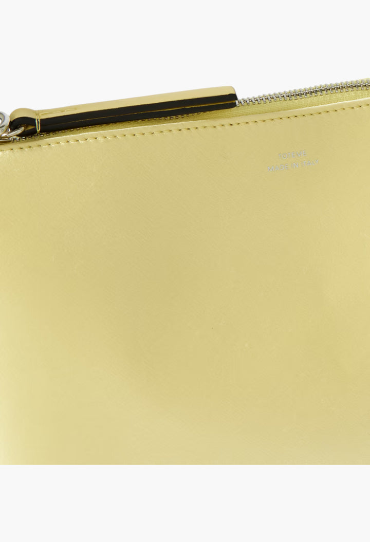 Pastel Yellow – Bevel Satin Toteme Bag - GLAM MODA