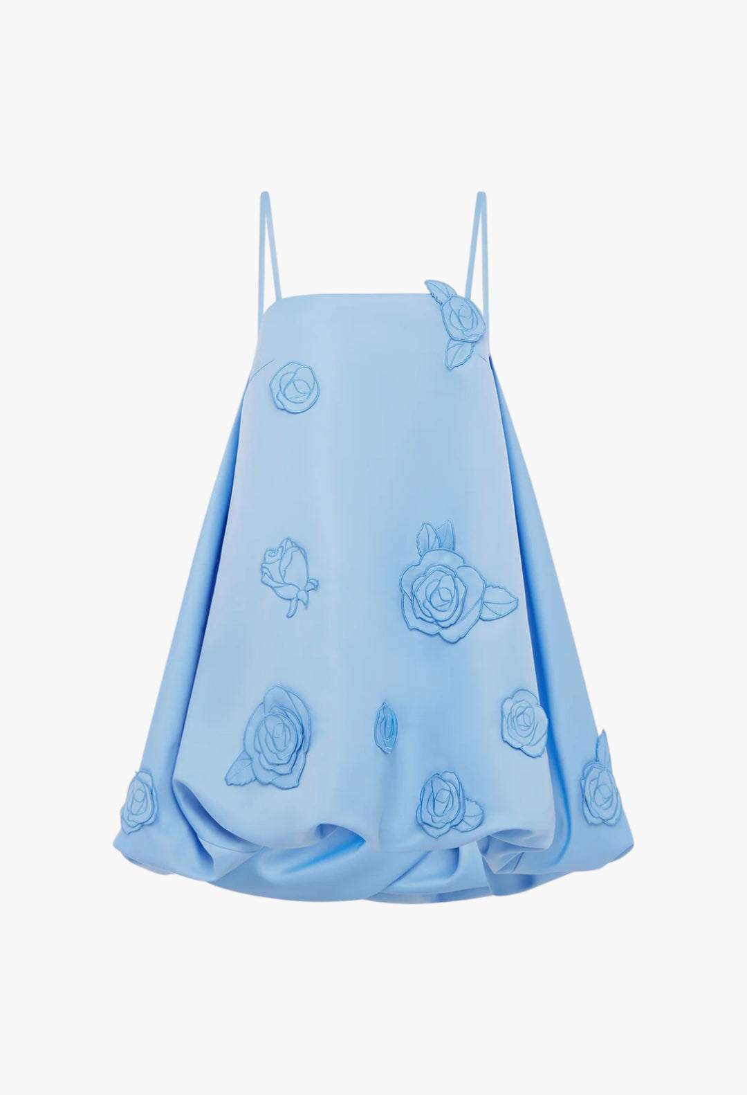 Embellished Puff Mini Dress - GLAM MODA