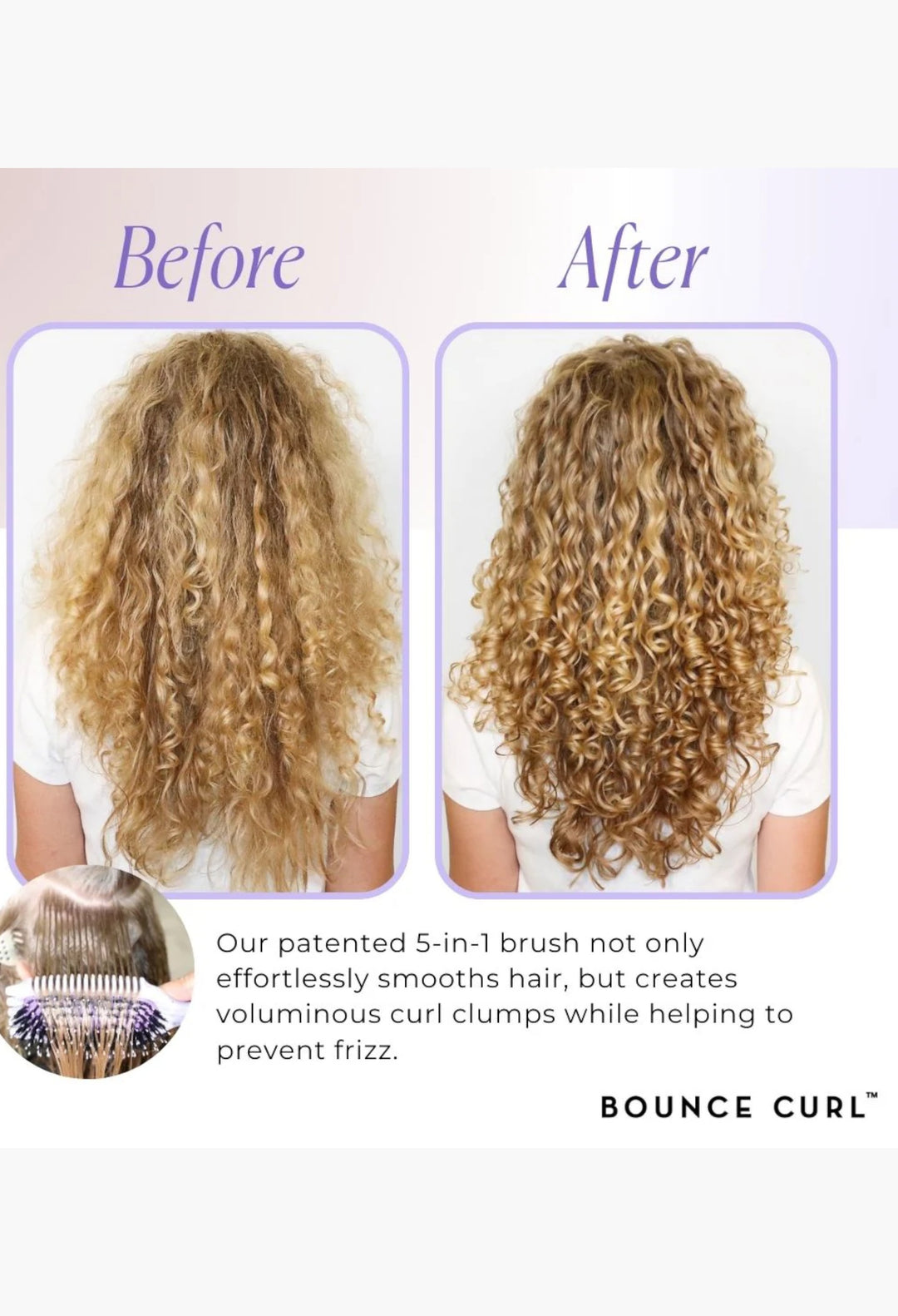 Peach - Volume Edge Lift Brush - GLAM MODA