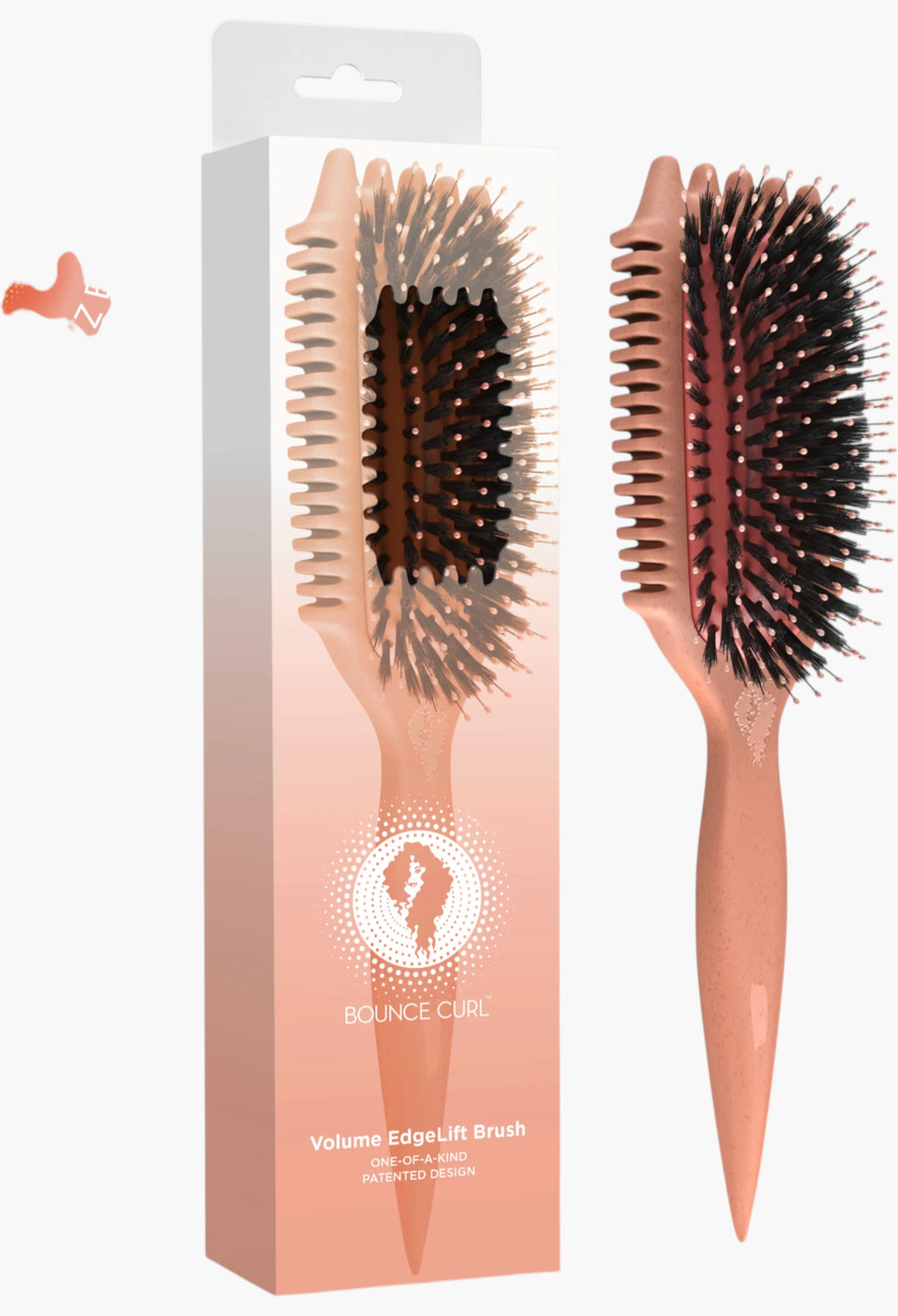 Peach - Volume Edge Lift Brush - GLAM MODA