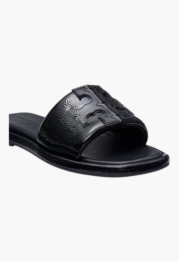 Perfect Black - Double T Sport Slide - GLAM MODA