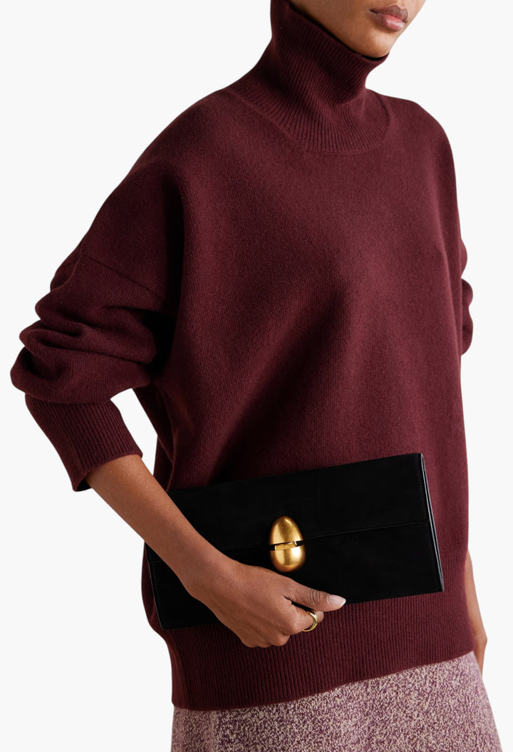 Phoenix Suede Clutch - GLAM MODA