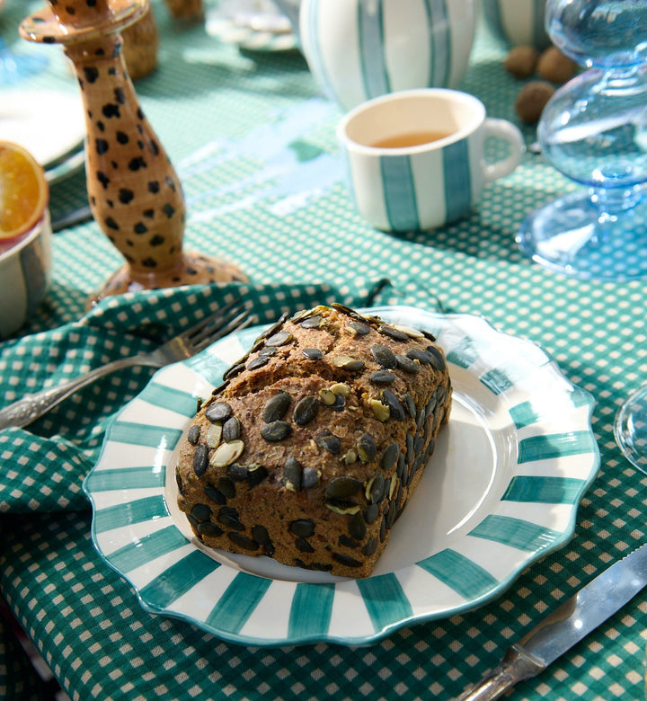Pine Scalloped Dinner Plate - GLAM MODA