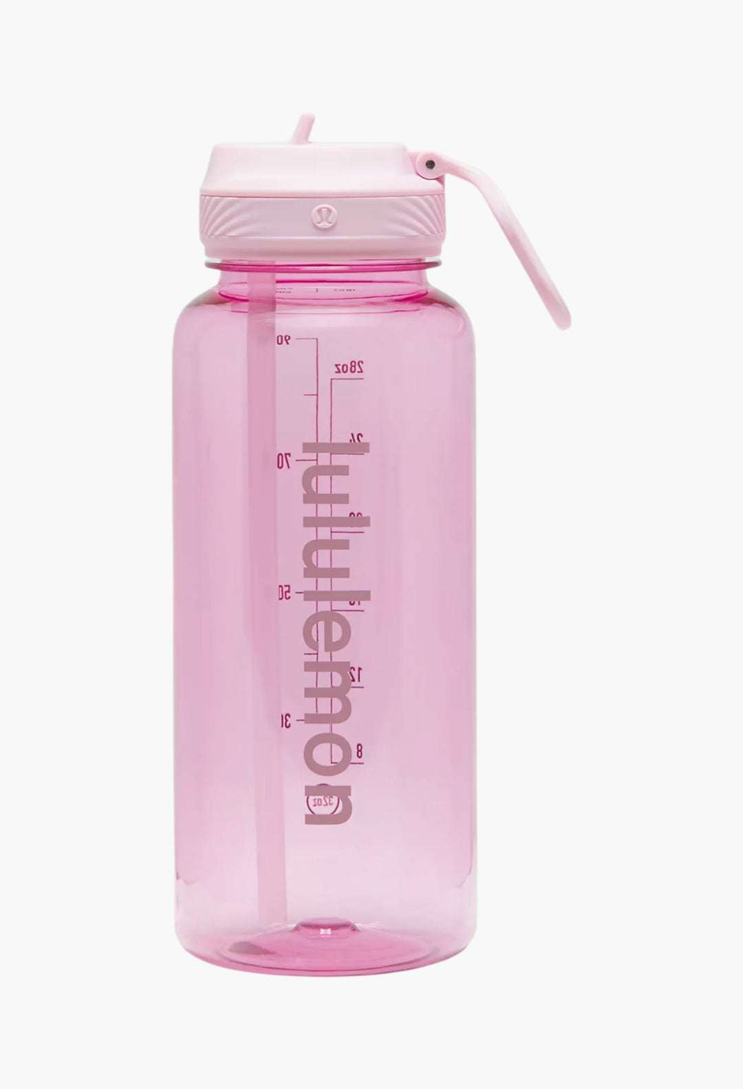 Pink Frosting/Blissful Pink - Back to Life Clear Bottle 32oz Straw Lid - GLAM MODA