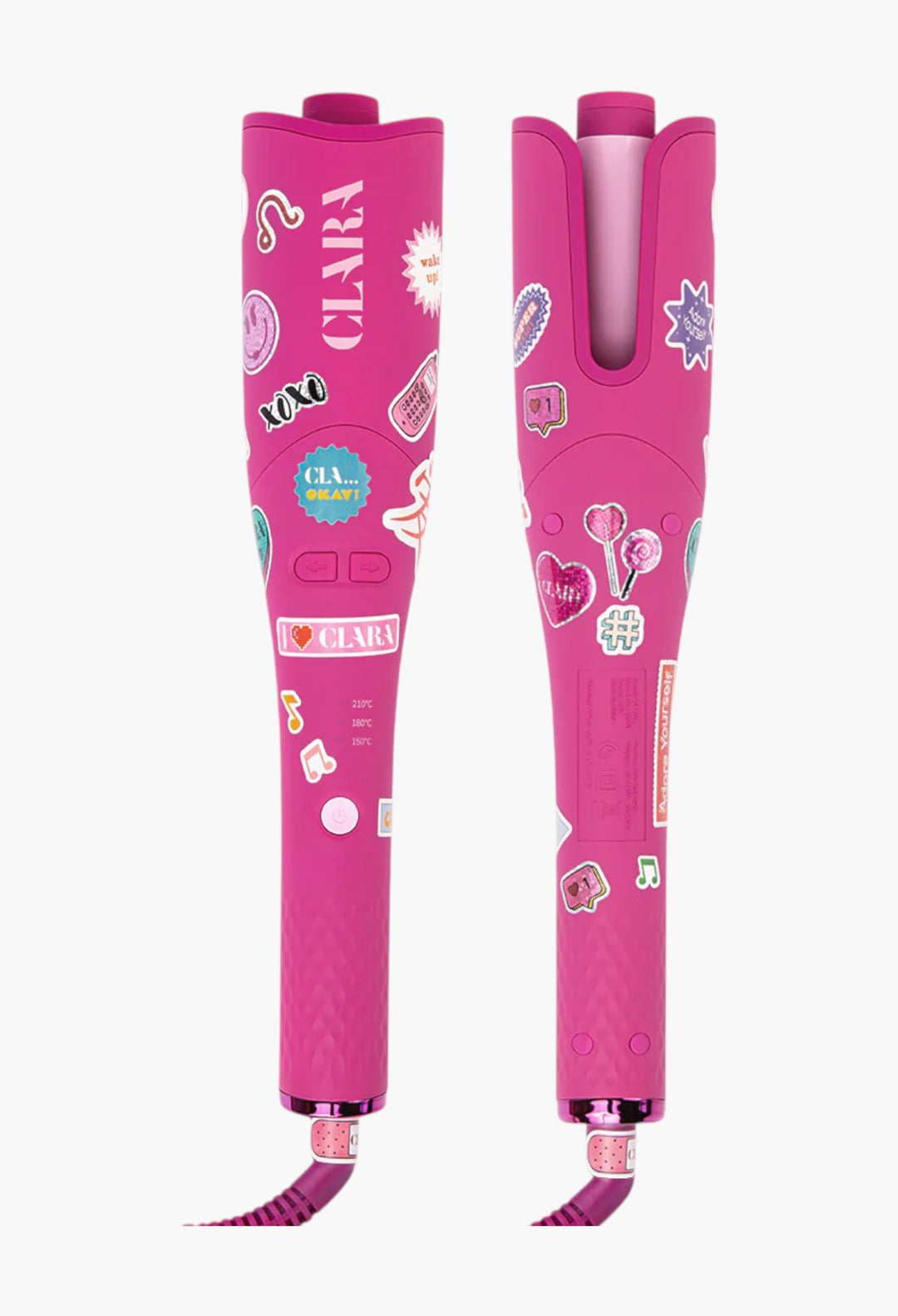 Pink - Oil-Coated Protective Auto-Curler - GLAM MODA