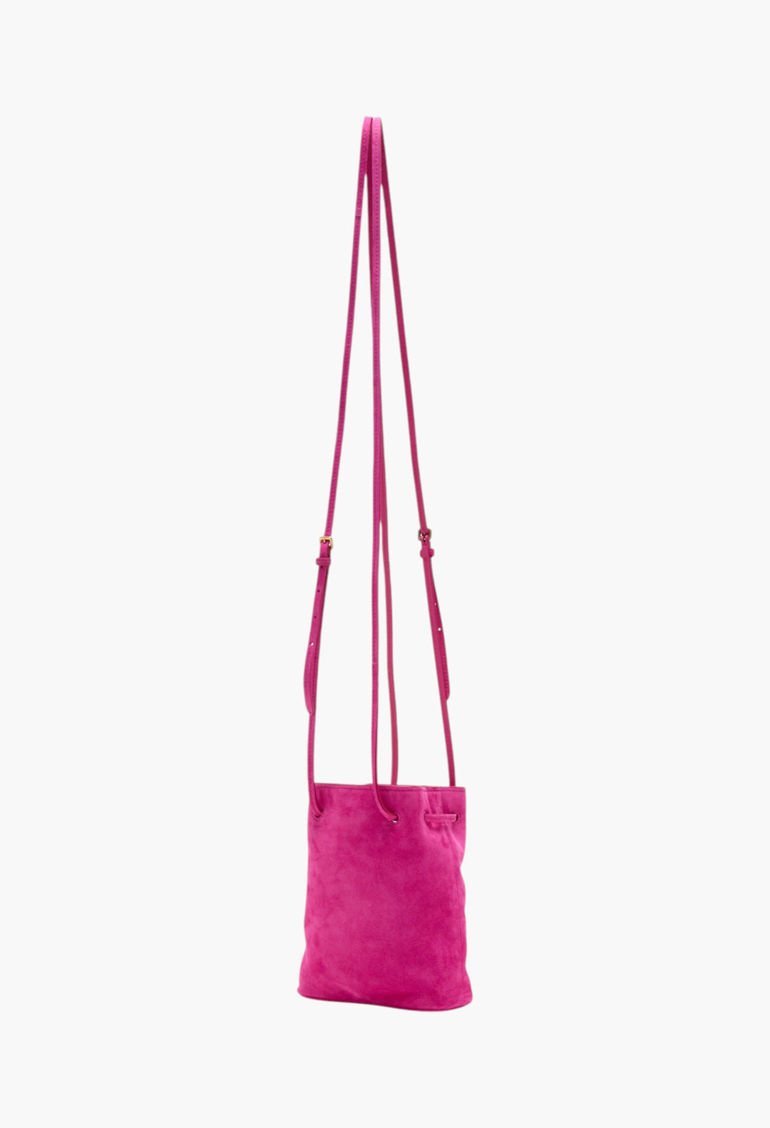 Pink - Suede Mini Bag - GLAM MODA