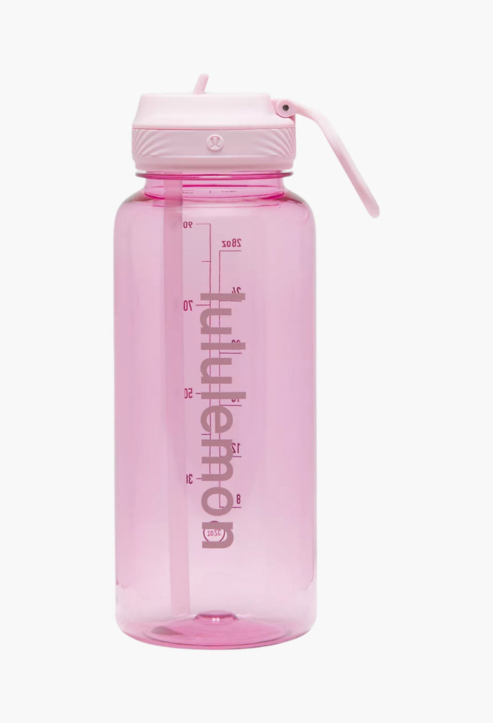 Back to Life Clear Bottle 32oz Straw Lid - GLAM MODA