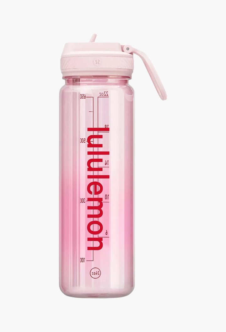Back to Life Clear Bottle 24oz Straw Lid - GLAM MODA