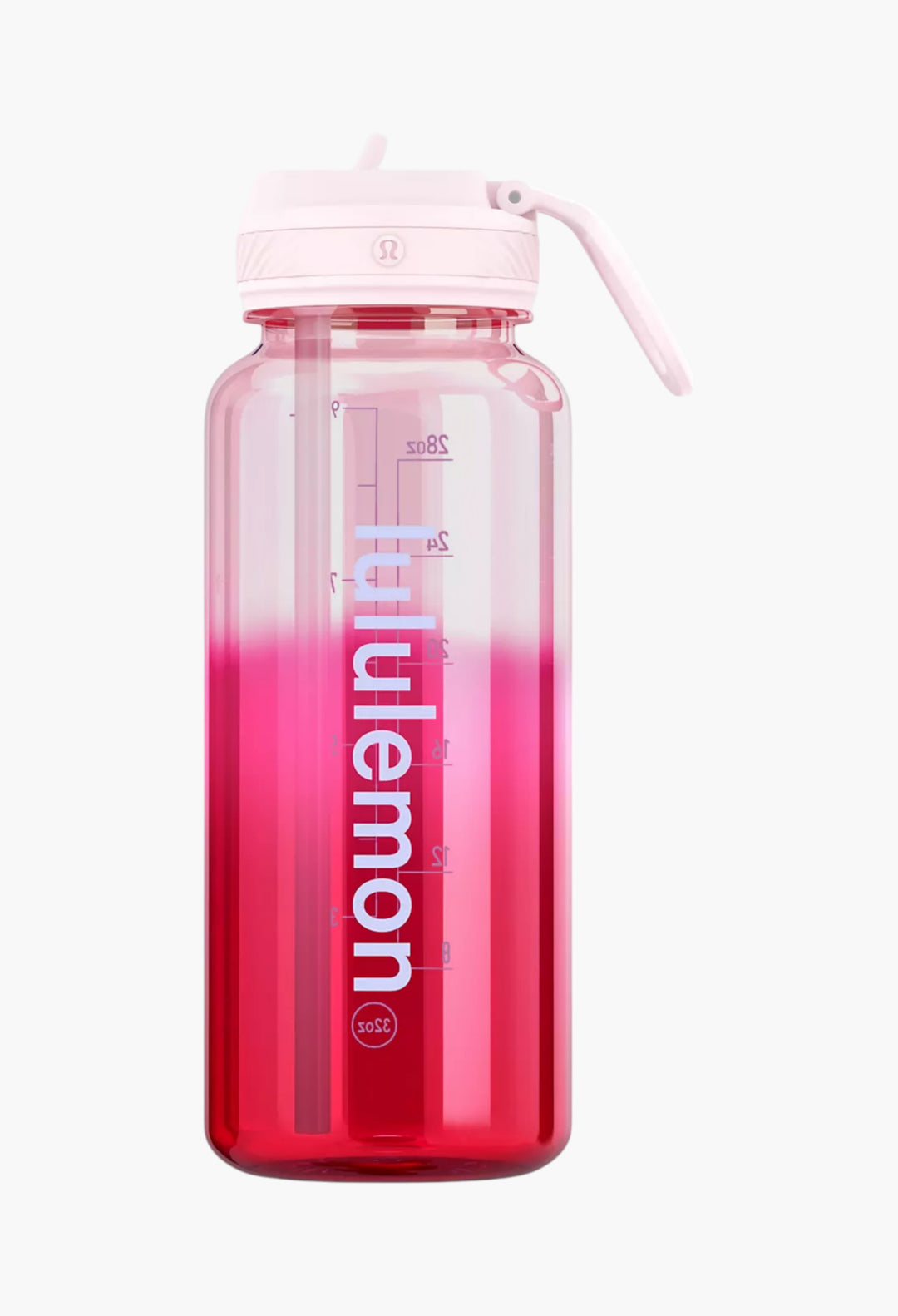 Back to Life Clear Bottle 32oz Straw Lid - GLAM MODA